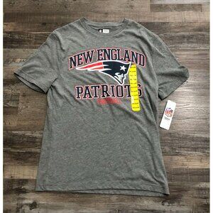 Nike New England Patriots Mens Medium Gray Dri Fit Tee T Shirt New with Tags